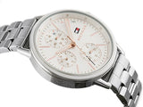  Shop Authentic Tommy Hilfiger Carly White Dial Silver Stainless Steel Strap Watch for Women - 1781787 - Luxxuri