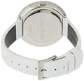  Shop Authentic Calvin Klein Chic White Dial White Leather Strap Watch for Women - K7N23TK2 - Luxxuri