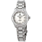  Shop Authentic Tag Heuer Aquaracer White Mother of Pearl Dial Watch for Women - WBD1314.BA0740 - Luxxuri