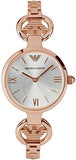  Shop Authentic Emporio Armani Retro Quartz Silver Dial Rose Gold Steel Strap Watch For Women - AR1776 - Luxxuri