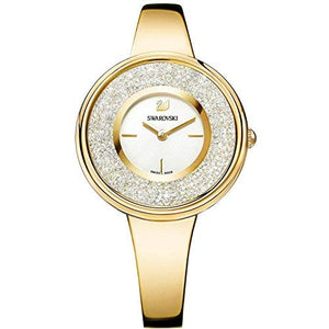  Shop Authentic Swarovski Crystalline Bracelet White Dial Gold Steel Strap Watch for Women - 5269253 - Luxxuri