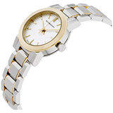  Shop Authentic Burberry The City Silver Dial Two Tone Steel Strap Watch for Women - BU9217 - Luxxuri