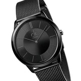  Shop Authentic Calvin Klein Minimal Black Dial Black Mesh Bracelet Watch for Men - K3M214B1 - Luxxuri