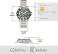 Shop Authentic Emporio Armani Diver Automatic Green Dial Silver Steel Strap Watch For Men - AR60061 - Luxxuri