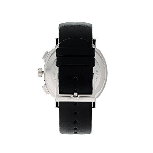  Shop Authentic Calvin Klein Posh Black Dial Black Leather Strap Watch for Men - K8Q371C1 - Luxxuri