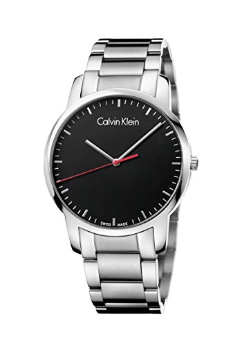  Shop Authentic Calvin Klein City Black Dial Silver Steel Strap Watch for Men - K2G2G141 - Luxxuri