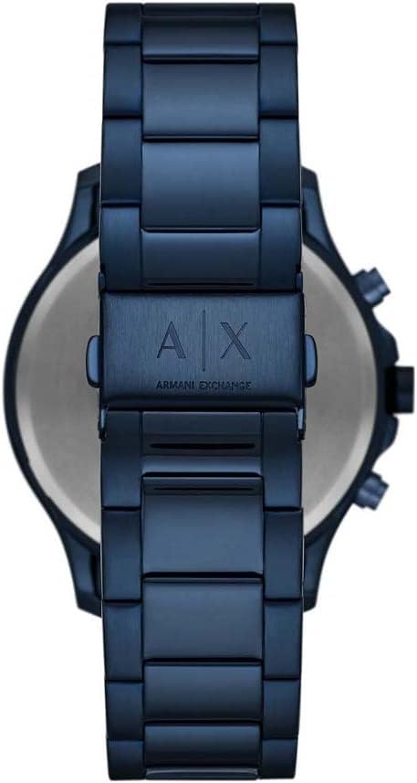  Shop Authentic Armani Exchange Hampton Chronograph Blue Dial Blue Steel Strap Watch For Men - AX2430 - Luxxuri