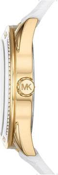  Shop Authentic Michael Kors Jessa Quartz Gold Dial White Silicone Strap Watch For Women - MK7267 - Luxxuri