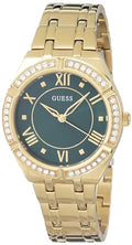  Shop Authentic Guess Cosmo Diamonds Green Dial Gold Steel Strap Watch for Women - GW0033L8 - Luxxuri