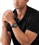  Shop Authentic Michael Kors Warren Chronograph Black Dial Black Steel Strap Watch For Men - MK9113 - Luxxuri