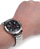  Shop Authentic Tommy Hilfiger Jake Chronograph Black Dial Silver Steel Strap Watch for Men - 1791234 - Luxxuri
