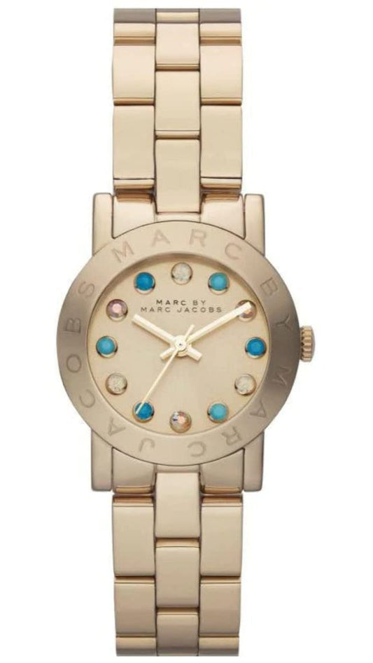  Shop Authentic Marc Jacobs Amy Dexter Gold Dial Gold Steel Strap Watch for Women - MBM3218 - Luxxuri