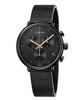  Shop Authentic Calvin Klein High Noon Black Dial Black Mesh Bracelet Watch for Women - K8M27421 - Luxxuri