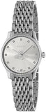  Shop Authentic Gucci G Timeless Quartz Silver Dial Silver Steel Strap Watch For Women - YA1265019 - Luxxuri