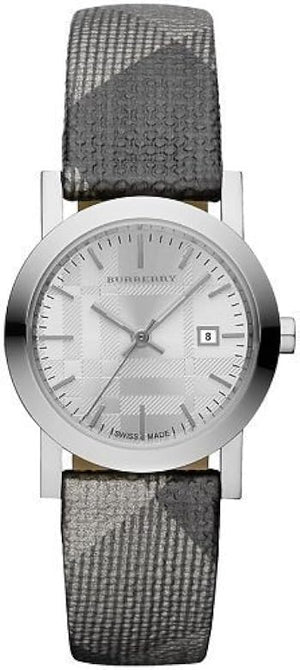  Shop Authentic Burberry The City Silver Dial Multicolored Leather Strap Watch for Women - BU1873 - Luxxuri