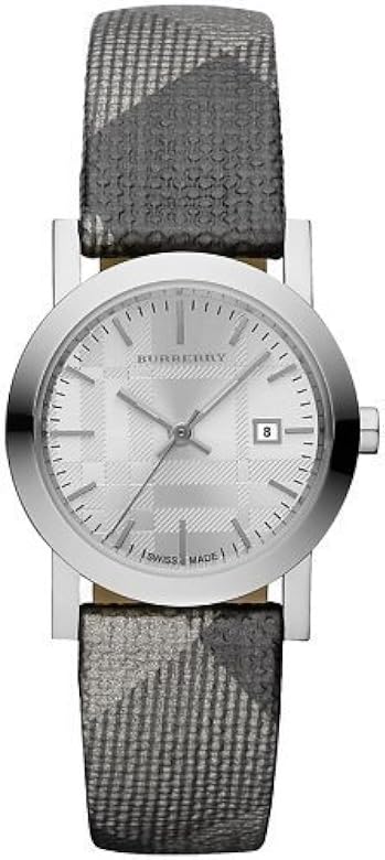  Shop Authentic Burberry The City Silver Dial Multicolored Leather Strap Watch for Women - BU1873 - Luxxuri