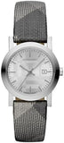  Shop Authentic Burberry The City Silver Dial Multicolored Leather Strap Watch for Women - BU1873 - Luxxuri