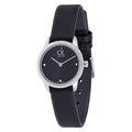  Shop Authentic Calvin Klein Minimal Black Dial Black Leather Strap Watch for Women - K3M231C4 - Luxxuri