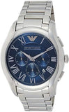  Shop Authentic Emporio Armani Chronograph Quartz Blue Dial Silver Steel Strap Watch For Men - AR11082 - Luxxuri