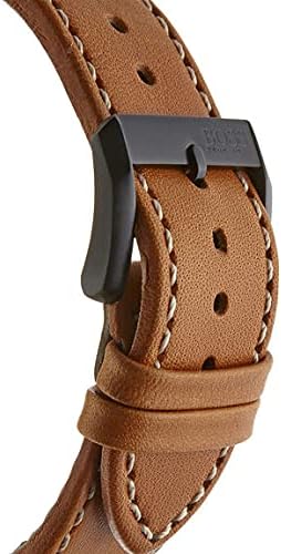  Shop Authentic Hugo Boss Aeroliner Maxx Chronograph Black Dial Brown Leather Strap Watch For Men - 1513082 - Luxxuri