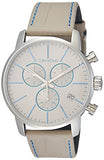  Shop Authentic Calvin Klein City Chronograph White Dial White Leather Strap Watch for Men - K2G271Q4 - Luxxuri
