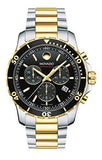  Shop Authentic Movado Series 800 Chronograph Black Dial Two Tone Steel Strap Watch For Men - 2600146 - Luxxuri