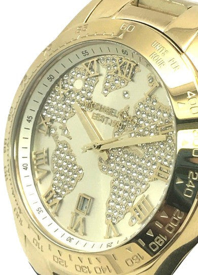  Shop Authentic Michael Kors Layton Chronograph Gold Dial Gold Steel Strap Watch for Women - MK5959 - Luxxuri