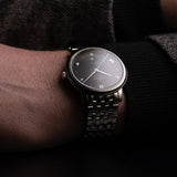  Shop Authentic Omega De Ville Prestige Co-Axial Black Dial Silver Steel Strap Watch for Men - 424.10.40.20.01.001 - Luxxuri