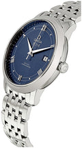  Shop Authentic Omega De Ville Prestige Co-Axial Blue Dial Silver Steel Strap Watch for Men - 424.10.40.20.03.002 - Luxxuri
