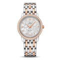 Omega De Ville Prestige Quartz Diamonds Silver Dial Two Tone Steel Strap Watch for Women - 424.25.27.60.52.001
