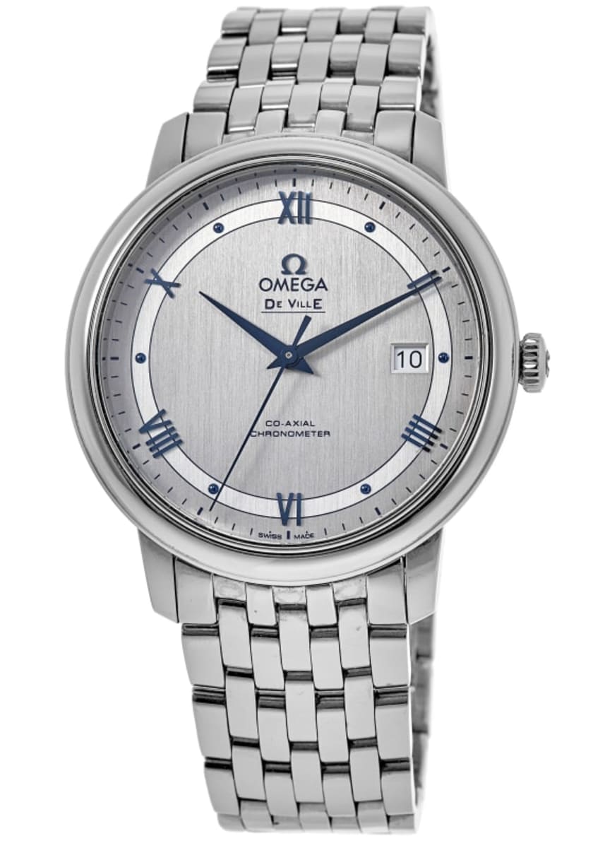  Shop Authentic Omega De Ville Prestige Co-Axial Rhodium Silver Dial Silver Steel Strap Watch for Men - 424.10.40.20.02.001 - Luxxuri