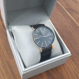  Shop Authentic Calvin Klein Boost Black Dial Black Leather Strap Watch for Men - K7Y21TCZ - Luxxuri