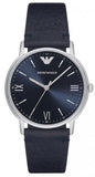  Shop Authentic Emporio Armani Kappa Quartz Blue Dial Blue Leather Strap Watch For Women - AR11012 - Luxxuri
