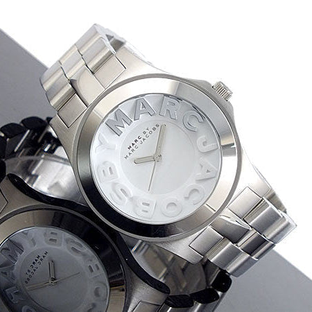  Shop Authentic Marc Jacobs Rivera Silver Dial Silver Steel Strap Watch for Women - MBM3133 - Luxxuri
