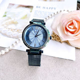  Shop Authentic Guess Soho Diamonds Blue Dial Blue Mesh Bracelet Watch For Women - W0638L3 - Luxxuri