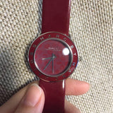  Shop Authentic Marc Jacobs Amy Red Dial Burgundy Leather Strap Watch for Women - MBM1162 - Luxxuri