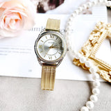  Shop Authentic Guess Whisper Silver Dial Gold Mesh Bracelet Watch for Women - W1084L2 - Luxxuri