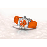  Shop Authentic Breitling Superocean Automatic 36 Orange Dial Orange Rubber Strap Watch for Men - A17377211O1S1 - Luxxuri
