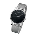  Shop Authentic Calvin Klein City Chronograph Black Dial Silver Mesh Bracelet Watch for Men - K2G2G121 - Luxxuri