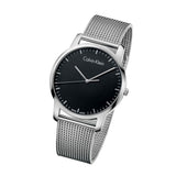  Shop Authentic Calvin Klein City Chronograph Black Dial Silver Mesh Bracelet Watch for Men - K2G2G121 - Luxxuri