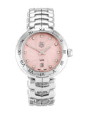  Shop Authentic Tag Heuer Link Diamonds Pink Dial Silver Steel Strap Watch for Women - WAT1415.BA0954 - Luxxuri