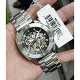  Shop Authentic Fossil Modern Machine Automatic Silver Dial Silver Steel Strap Watch for Men - ME3081 - Luxxuri