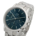  Shop Authentic Daniel Wellington Iconic Chronograph Link Blue Dial Silver Steel Strap Watch For Men - DW00100644 - Luxxuri