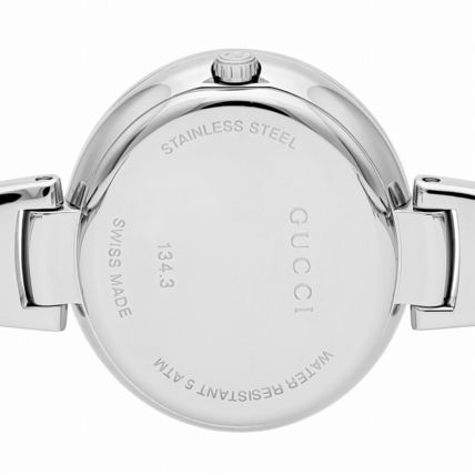  Shop Authentic Gucci Guccissima Brown Dial Silver Steel Strap Watch For Women - YA134302 - Luxxuri