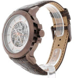  Shop Authentic Maserati Ingegno Automatic White Skeleton Dial Brown Leather Strap Watch For Men - R8821119003 - Luxxuri