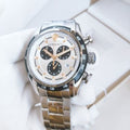  Shop Authentic Versace V-Ray Chronograph Quartz Silver Dial Silver Steel Strap Watch For Men - VE2I00321 - Luxxuri