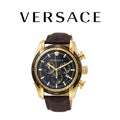  Shop Authentic Versace V-Ray Chronograph Quartz Black Dial Brown Leather Strap Watch For Men - VEDB00318 - Luxxuri