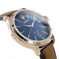  Shop Authentic Maserati Epoca Blue Dial Brown Leather Strap Watch For Men - R8851118001 - Luxxuri