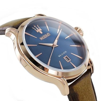  Shop Authentic Maserati Epoca Blue Dial Brown Leather Strap Watch For Men - R8851118001 - Luxxuri