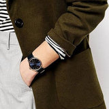  Shop Authentic Marc Jacobs Baker Navy Blue Dial Navy Blue Leather Strap Watch for Women - MBM1329 - Luxxuri